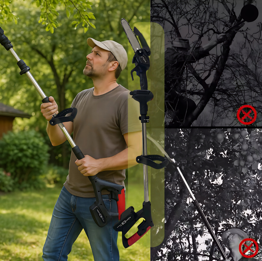 teleskopická aku reťazová píla - mini